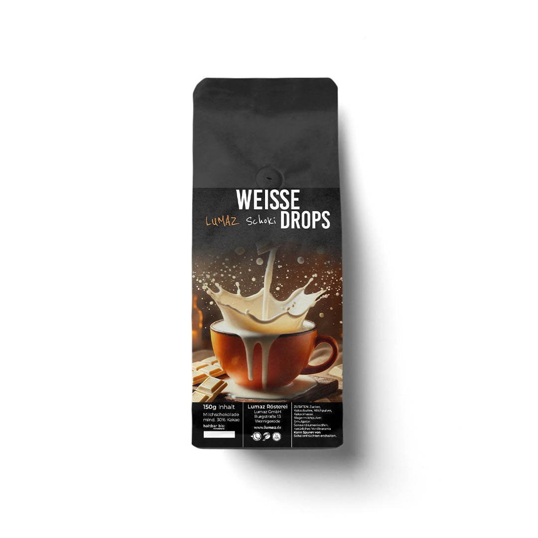 Weiße Schoki Drops
